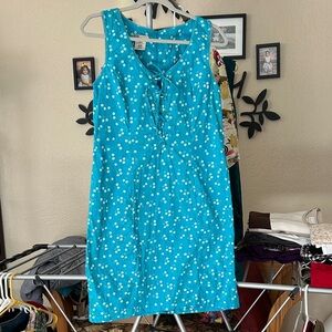 Faded Glory Blue Floral Dress
